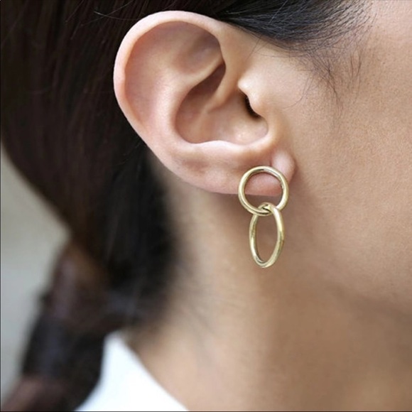 wander boutique Jewelry - TINA ✨ Double Gold Hoop Simple Dainty Earrings